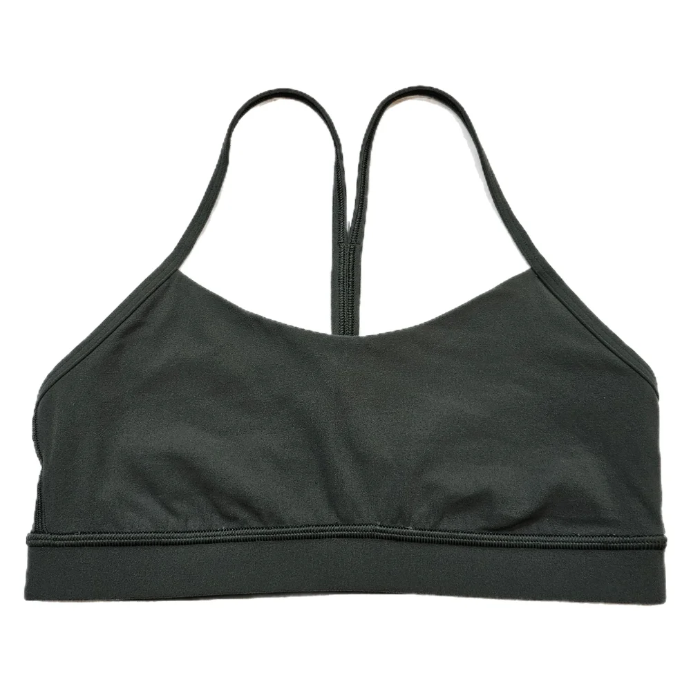 Lululemon Flow Y Bra Nulu (Dark Forest)Size 8_6